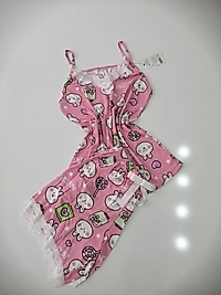 Askılı şort takım