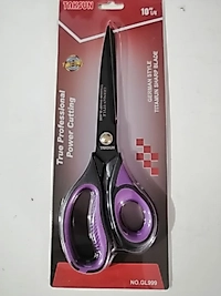 uzun ömürlü titanyum bıçaklı büyük terzi makası